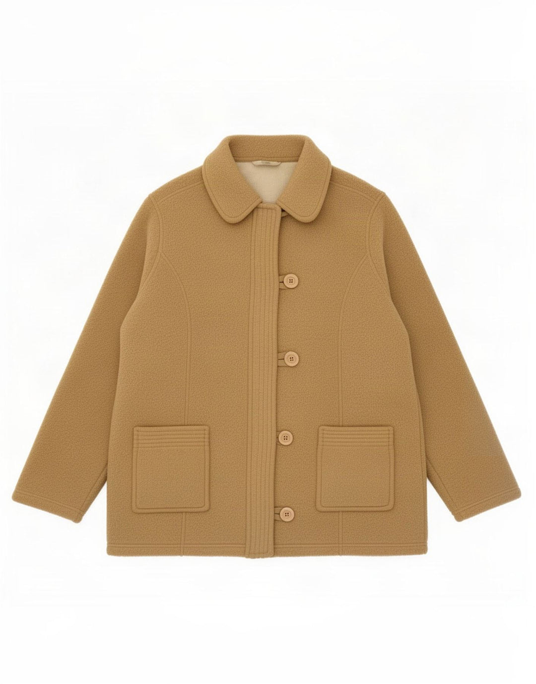 Giacca in pile da donna Marks & Spencer UK 20 2XL Poliestere beige