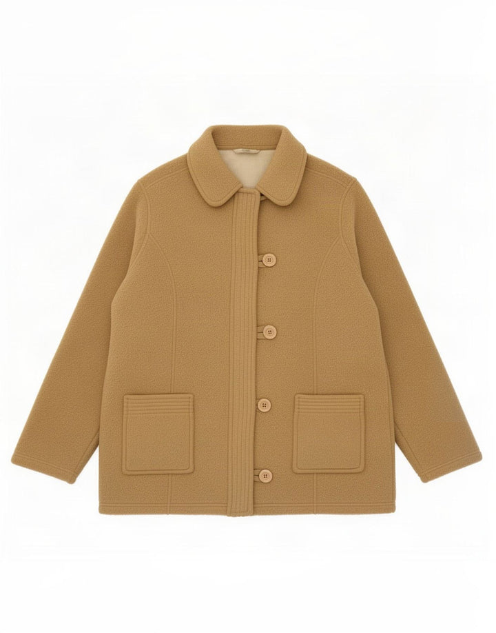 Giacca in pile da donna Marks & Spencer UK 20 2XL Poliestere beige