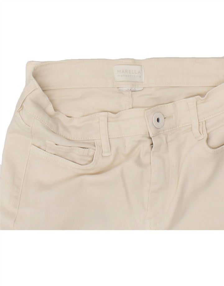 MARELLA Womens Bootcut Jeans W28 L25 Beige Vintage Marella and Second-Hand Marella from Messina Hembry 