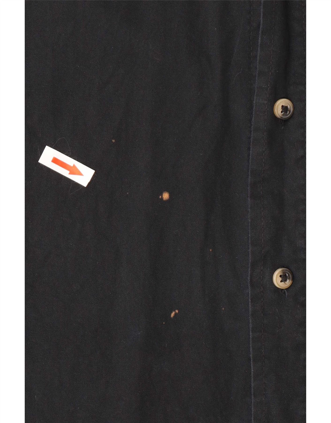 Camicia a maniche corte da uomo Wrangler grande in cotone nero