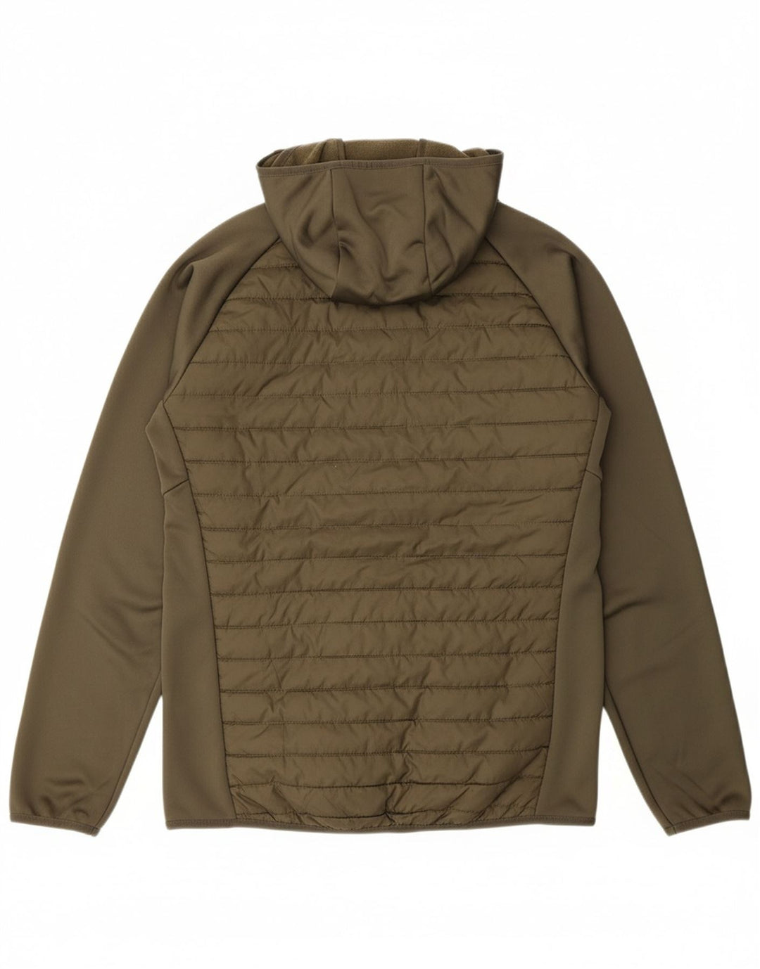 JACK & JONES Mens Zip Hoodie Sweater XS Khaki