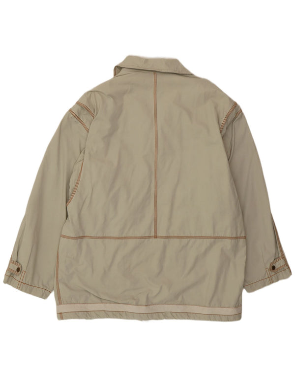 Berto Lucci Giacca da uomo vestibilità ampia IT 54 2XL Cotone beige retrò