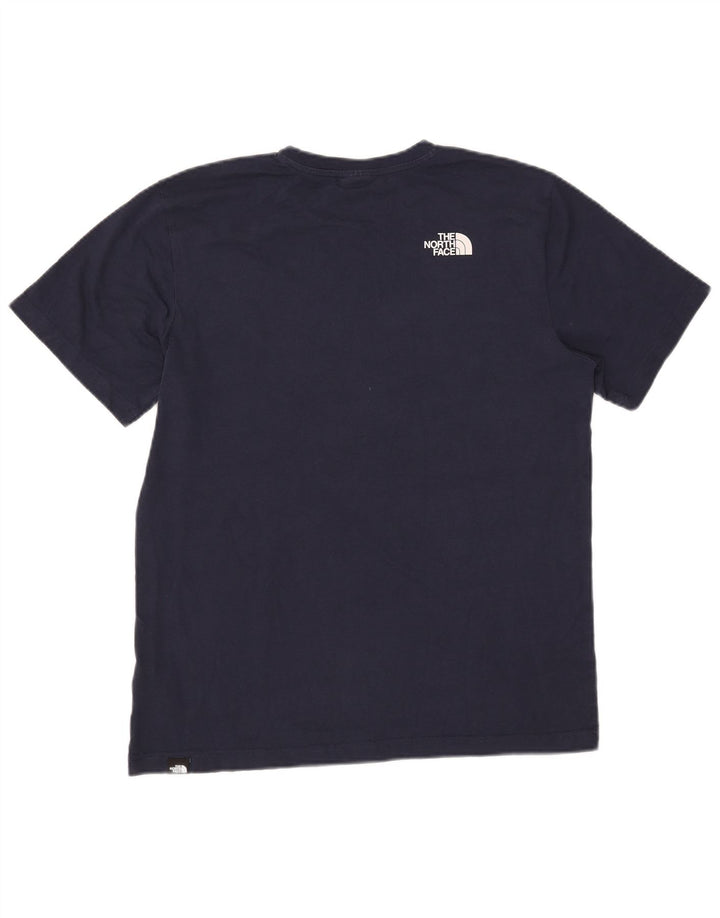T-shirt da uomo The North Face in cotone blu navy medio