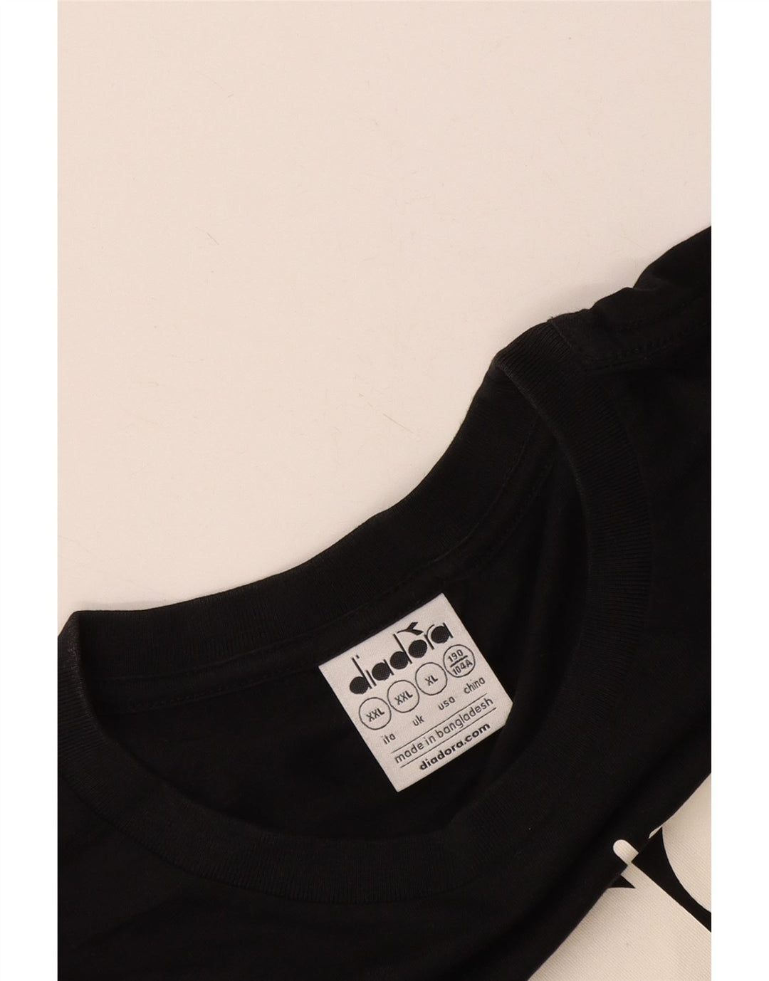 T-shirt grafica da uomo Diadora Top 2XL Nera