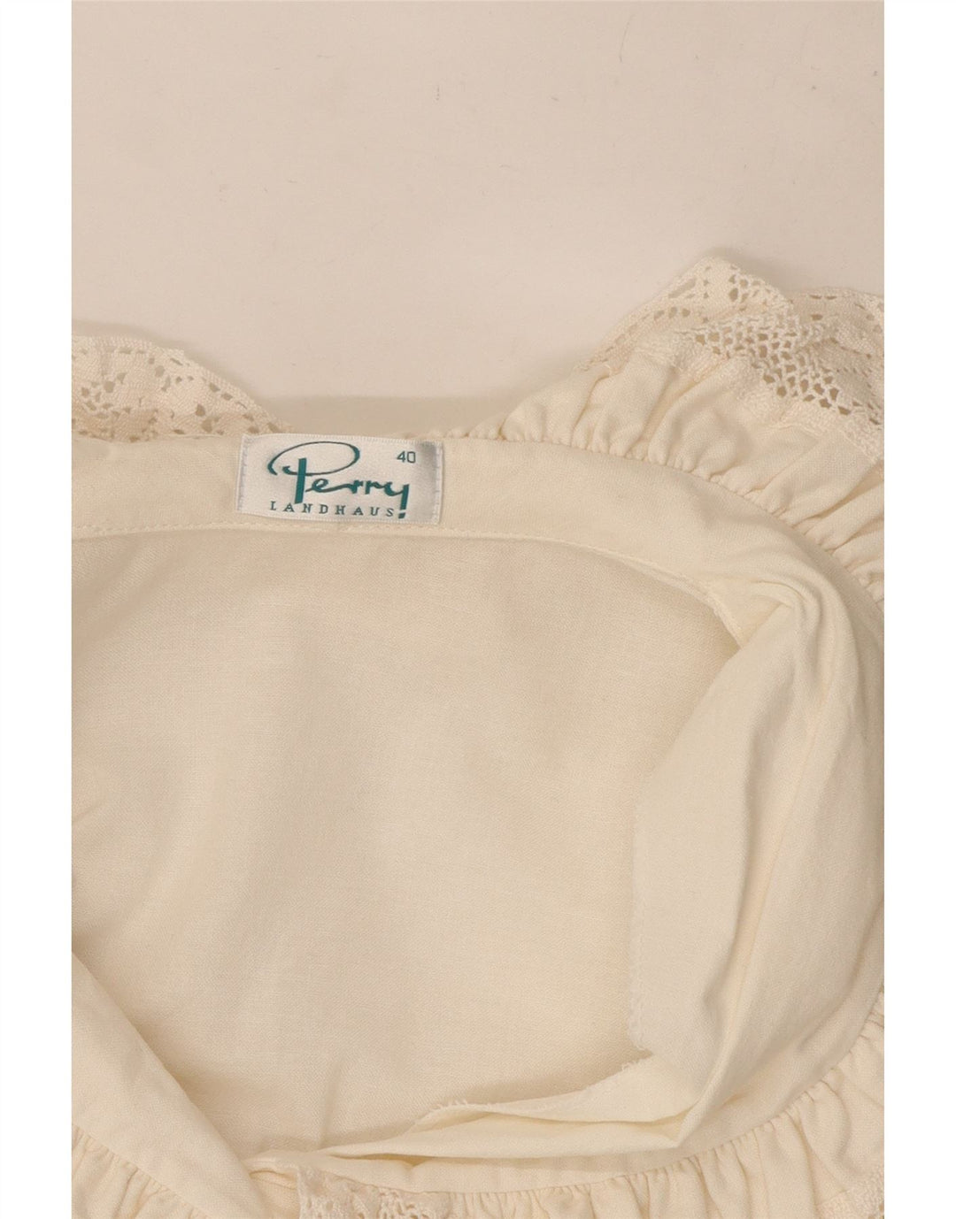 Camicetta camicia oversize da donna Perry Landhaus EU 40 cotone bianco medio