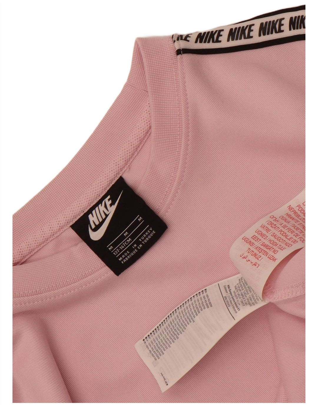 Felpa grafica Nike per ragazze, maglione, 10-11 anni, poliestere rosa medio
