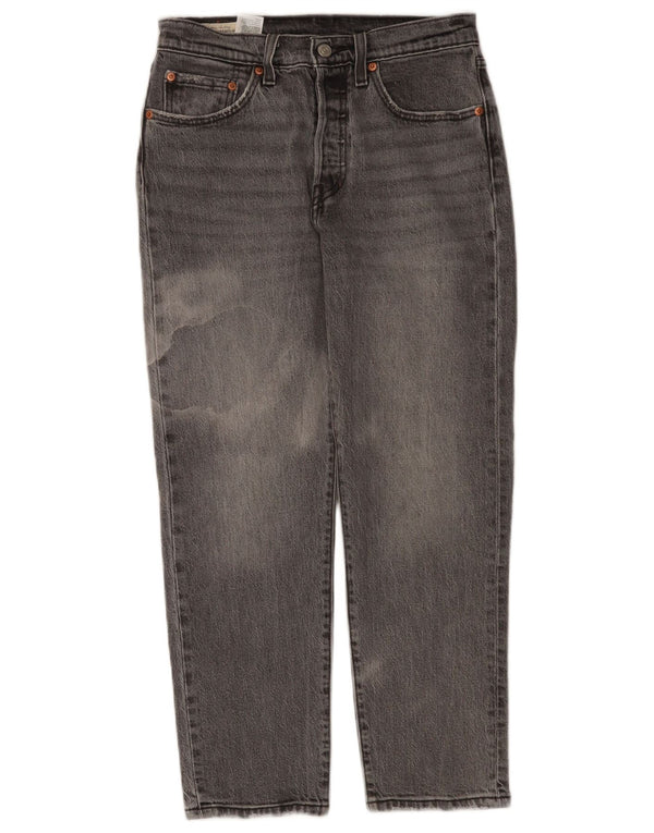 Jeans dritti Levi's 501 da donna W27 L26 cotone grigio