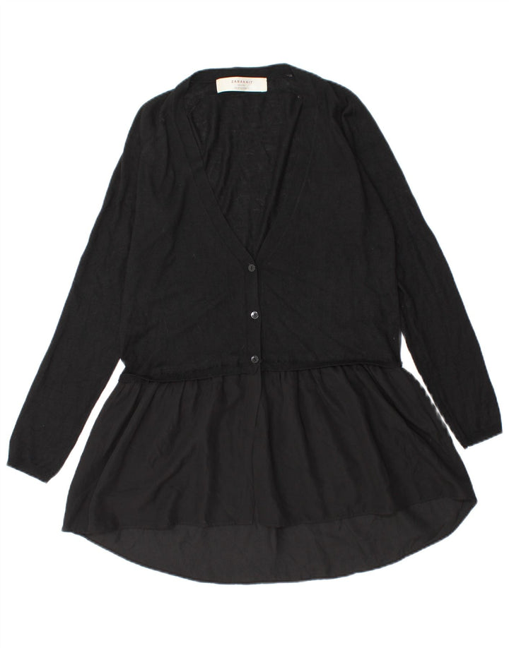 Abito basic a maniche lunghe da donna Zara UK 10 piccolo nero