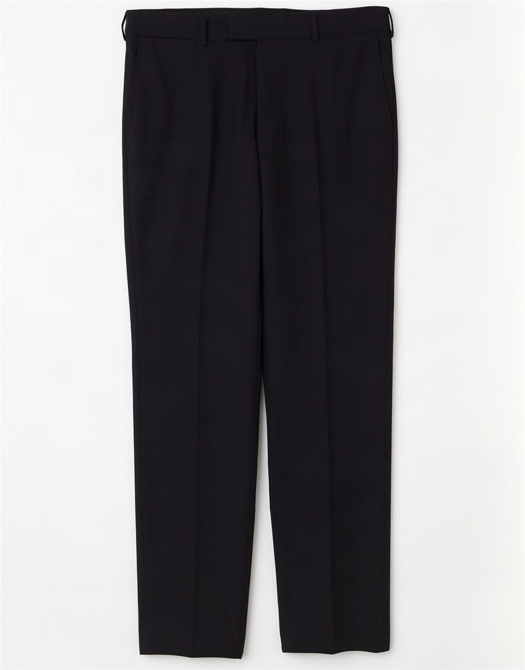 Pantaloni casual dritti da uomo Jaeger W36 L33 lana blu navy
