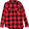 EDDIE BAUER Womens Classic Fit Flannel Shirt UK 10 Small Red Gingham Vintage Eddie Bauer and Second-Hand Eddie Bauer from Messina Hembry 