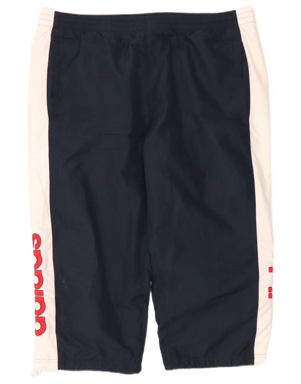 Pantaloni da tuta Adidas da uomo con grafica Capri, grandi, colore blu navy