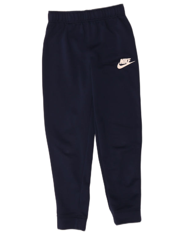Pantaloni da tuta con grafica Nike da ragazzo, pantaloni da jogging, 10-11 anni, medio, blu navy