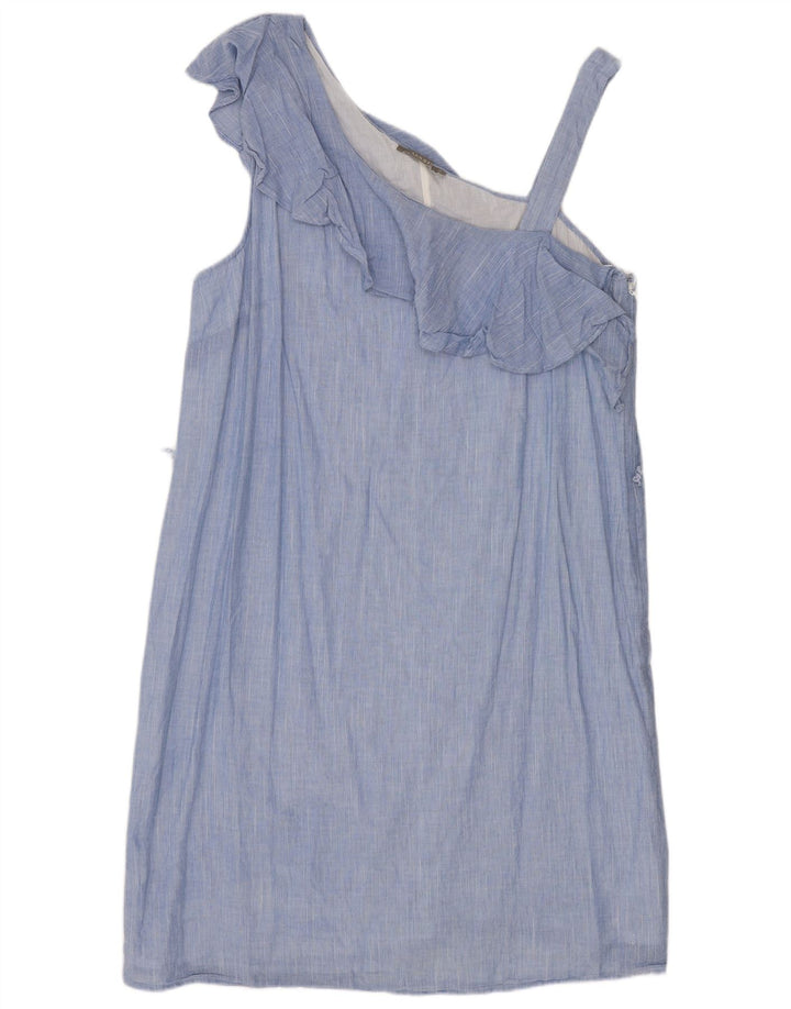 Abito monospalla da donna Oasis UK 14 Cotone blu medio