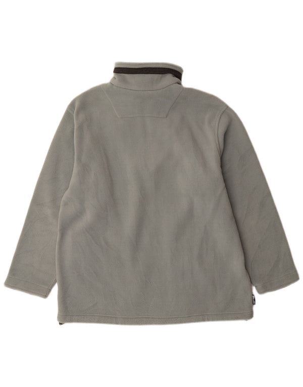 Maglione in pile da uomo LOTTO con zip e collo XL blu poliestere