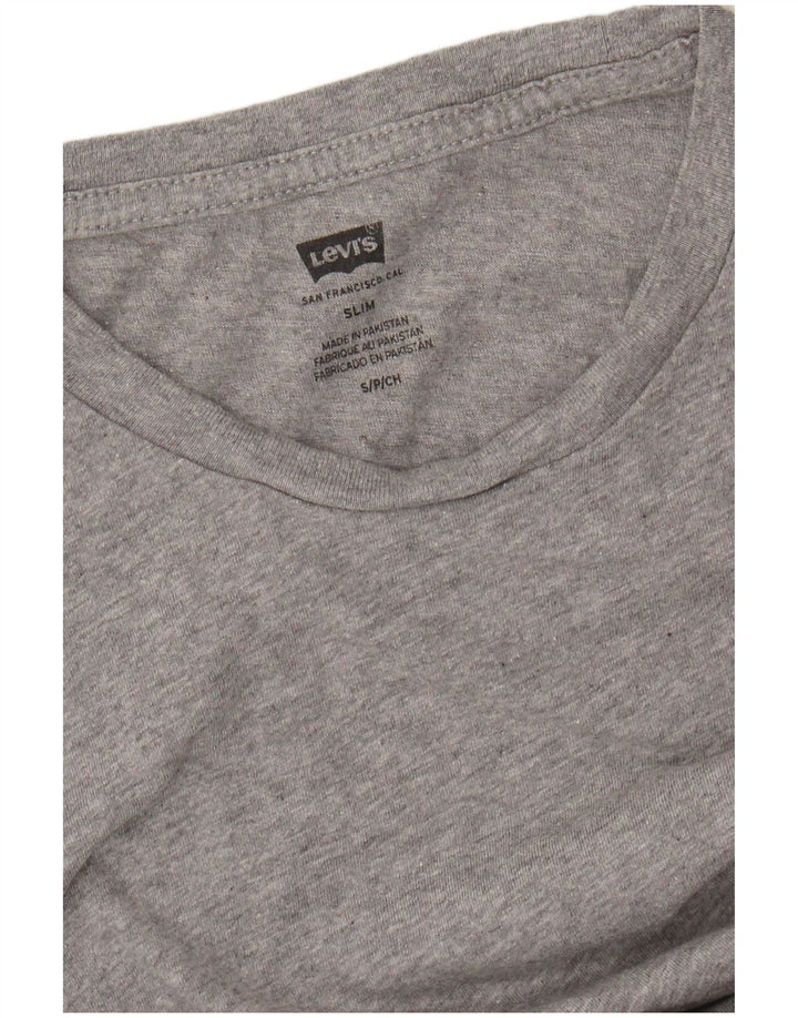 T-shirt da uomo slim fit LEVI'S piccola grigia screziata