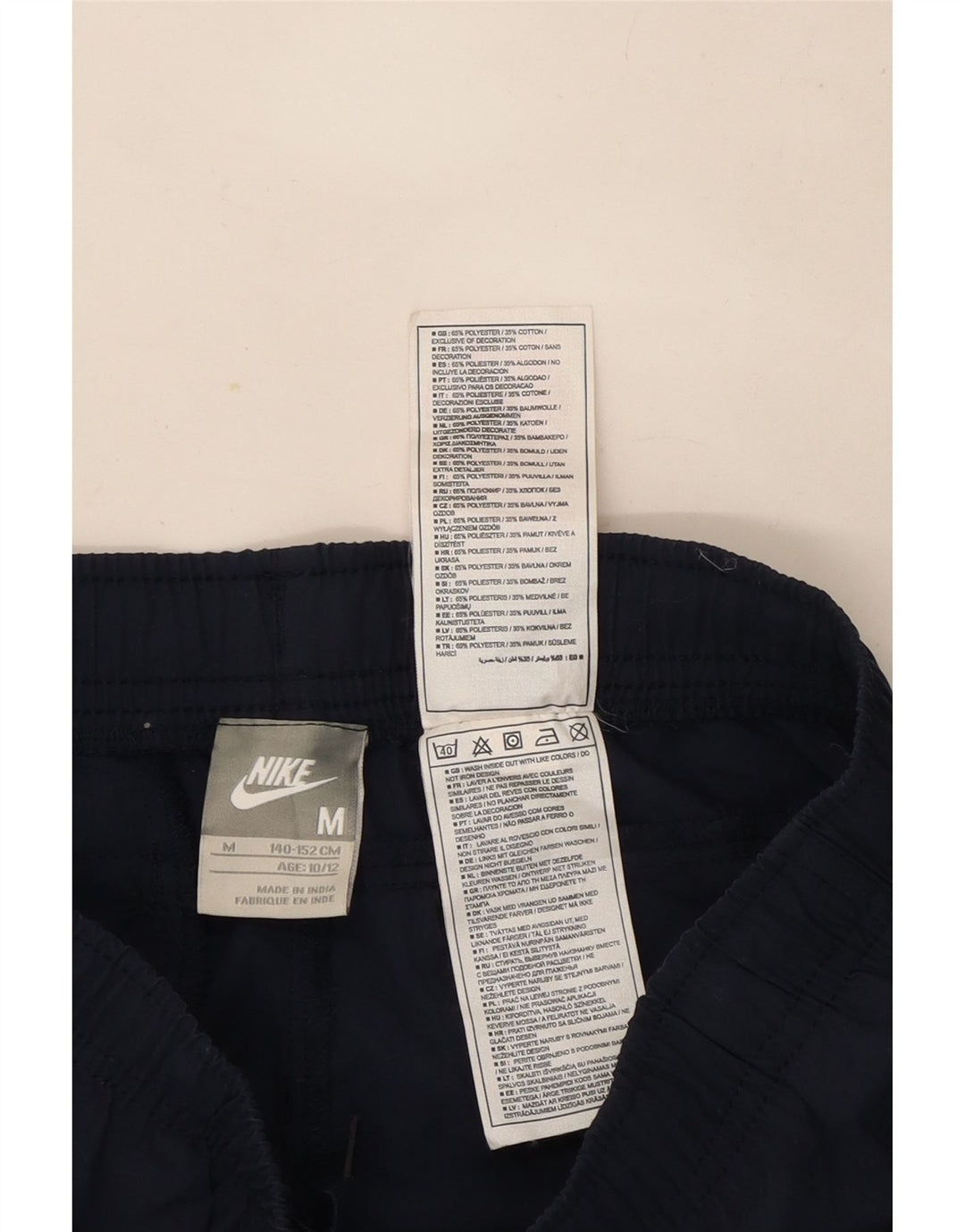 Pantaloni da tuta da ragazzo Nike Joggers 10-11 anni medio blu navy poliestere