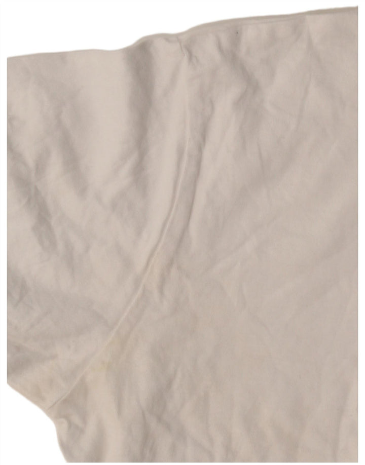 T-shirt grafica da donna Roxy Top UK 16 grande cotone bianco