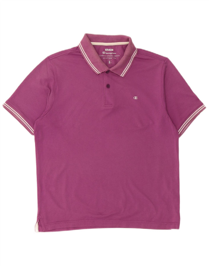 Polo da uomo Easy Fit CHAMPION piccola in cotone viola