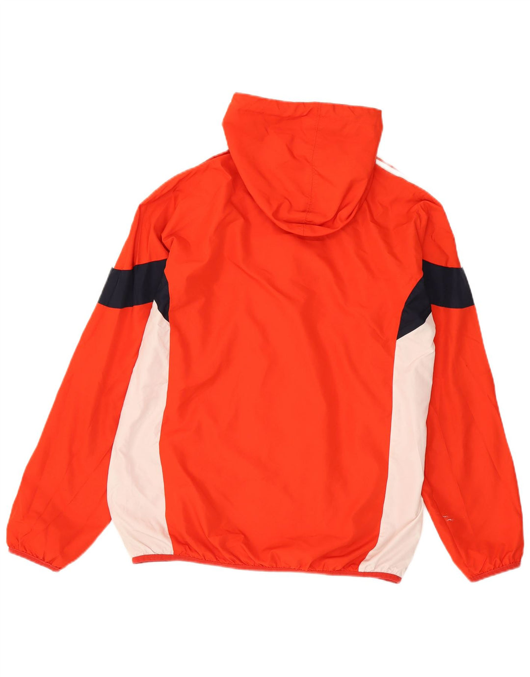 Giacca da ginnastica da uomo con cappuccio Adidas, giacca in poliestere color block rosso medio