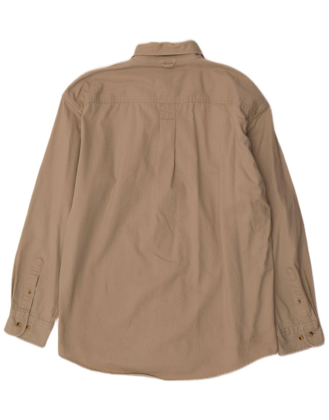 Camicia da uomo in velluto a coste Timberland grande in cotone beige