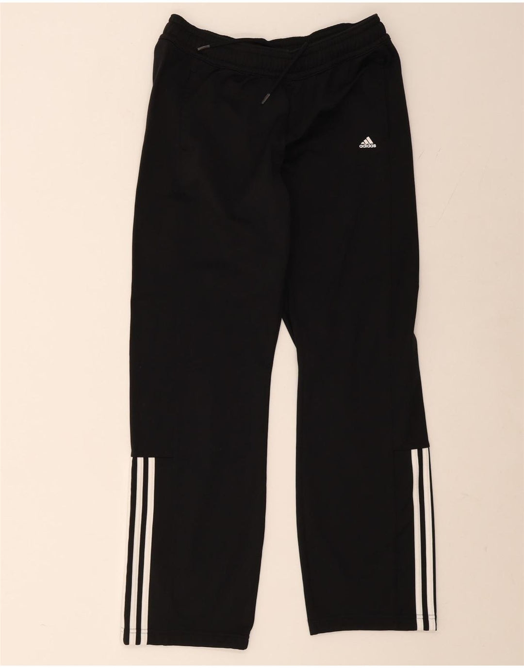 Pantaloni da tuta da donna Adidas UK 12/14 Medium Nero Poliestere