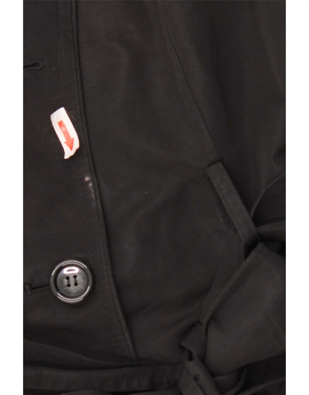 Trench da donna Marks & Spencer UK 10 piccolo poliestere nero
