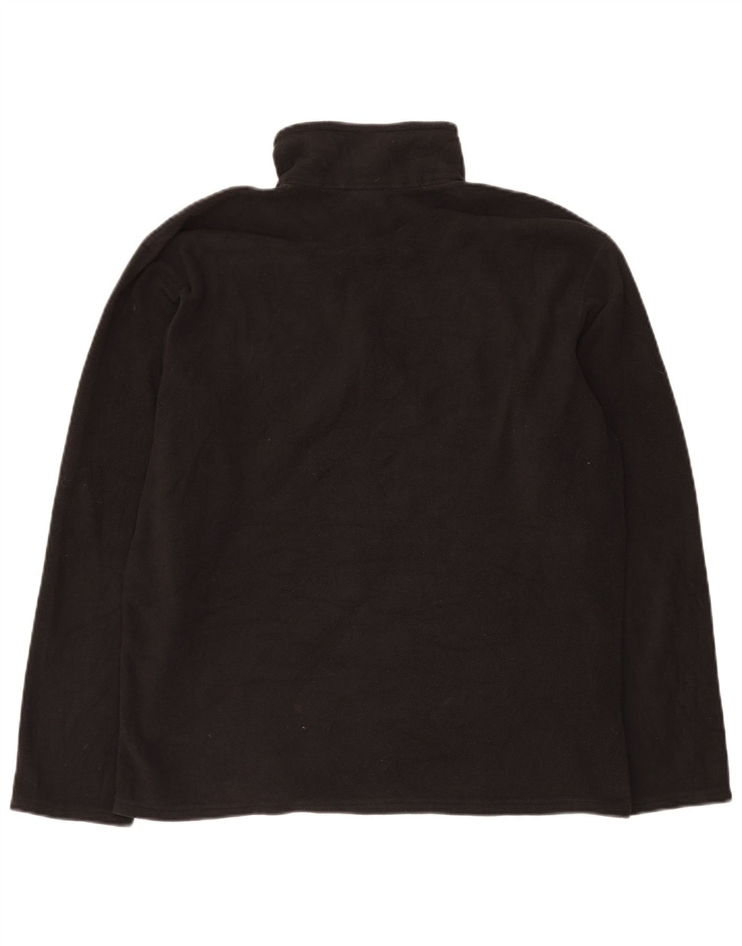 THE NORTH FACE Maglione in pile da uomo con zip e collo grande in poliestere nero