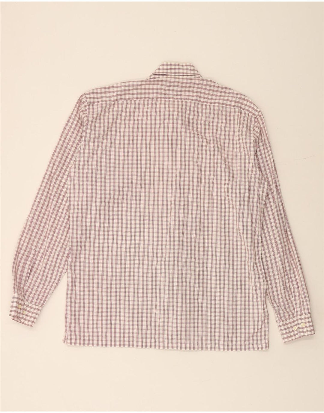 Camicia da uomo HUGO BOSS taglia 16 41 grande cotone a quadri bianchi