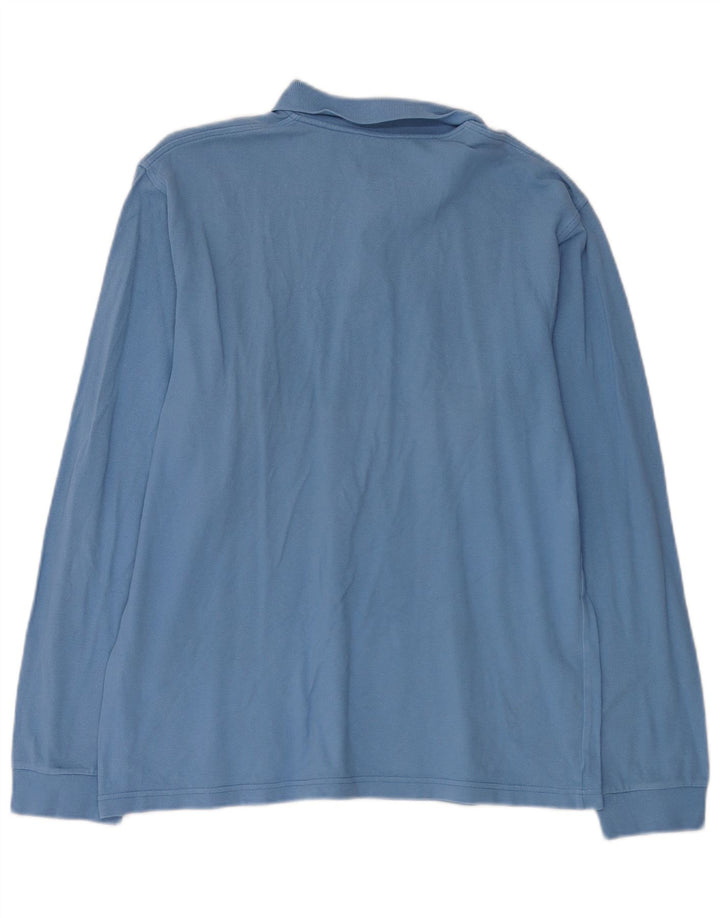 Polo a maniche lunghe da uomo Champion 2XL Blu
