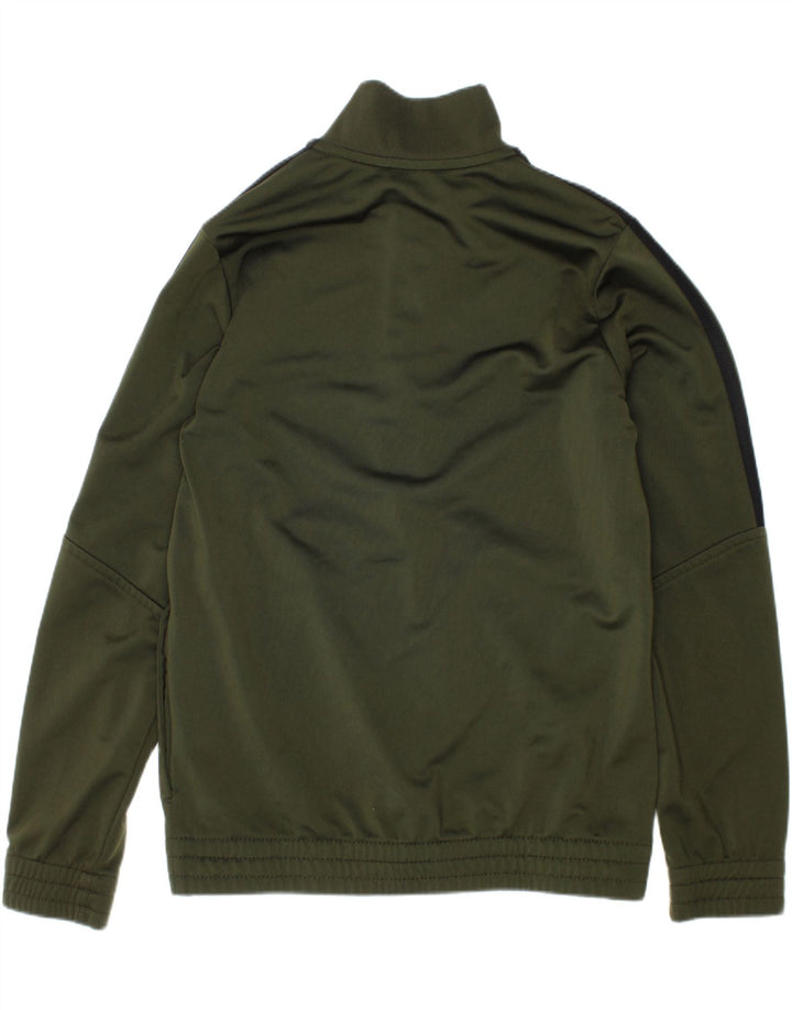 Giacca da tuta da ragazzo Adidas 9-10 anni in poliestere kaki