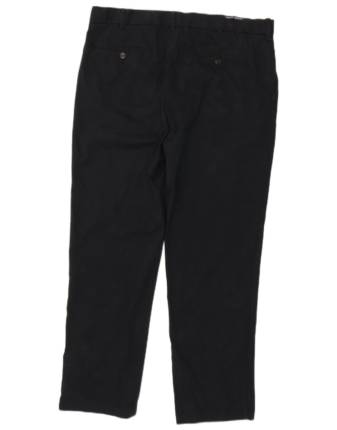 MARKS & SPENCER Pantaloni chino dritti da uomo W38 L31 cotone nero
