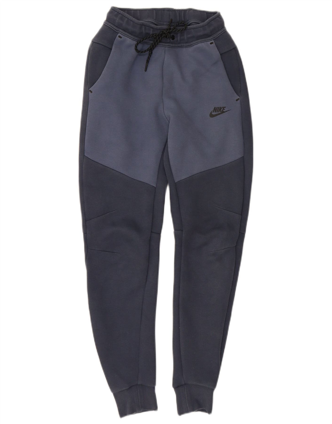 NIKE Pantaloni da tuta da donna Joggers UK 4 XS Blu navy Colourblock
