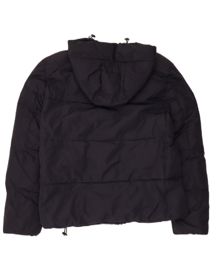 Giacca imbottita con cappuccio da uomo French Connection UK 38 medio blu navy