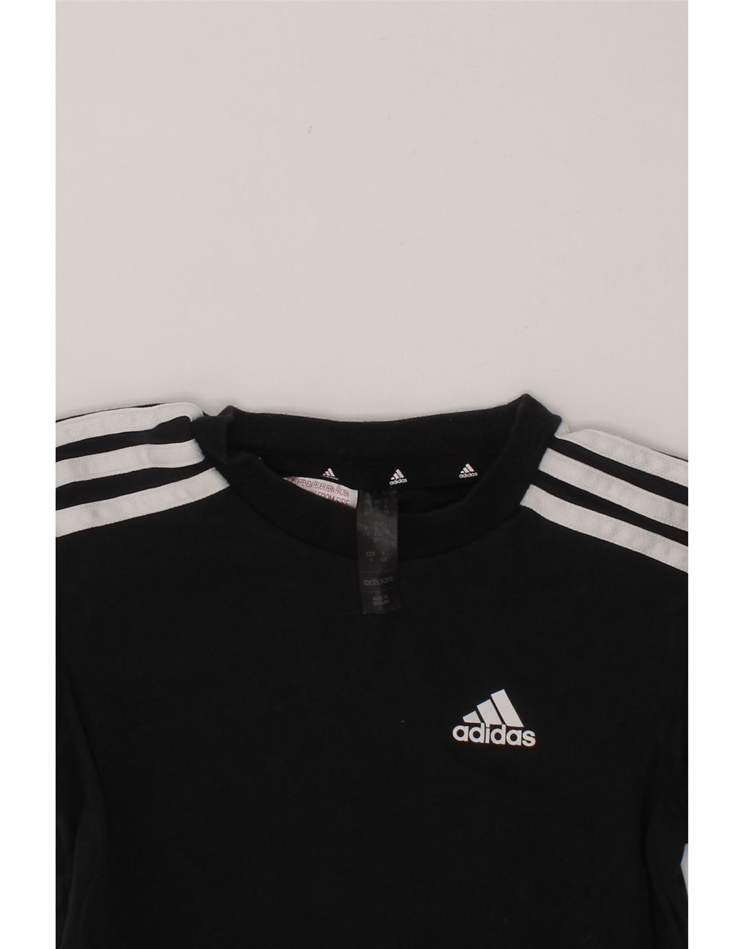 ADIDAS Boys T-Shirt Top 4-5 Years Black Cotton Vintage Adidas and Second-Hand Adidas from Messina Hembry 