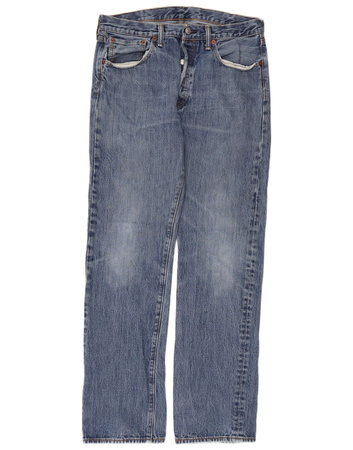 Jeans dritti da uomo Levi's W32 L30 Blu