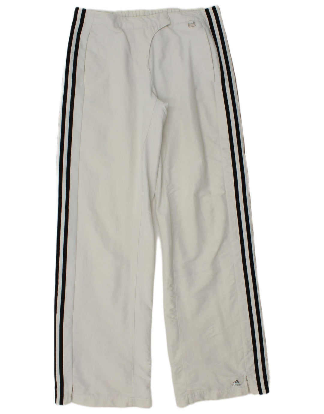 Pantaloni impermeabili Adidas Climalite da donna UK 10 Small Poliestere bianco