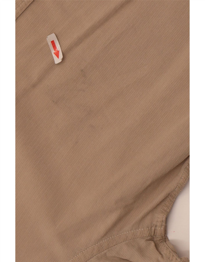 Camicia da uomo in velluto a coste Jack & Jones in cotone beige medio
