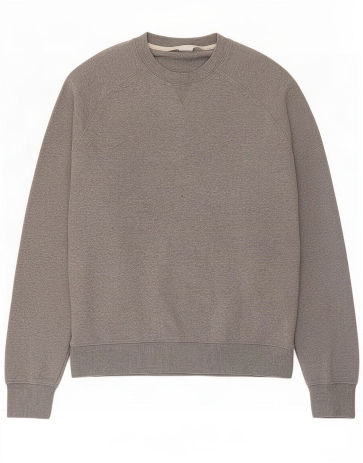 Felpa da uomo John Lewis Maglione grande in cotone grigio