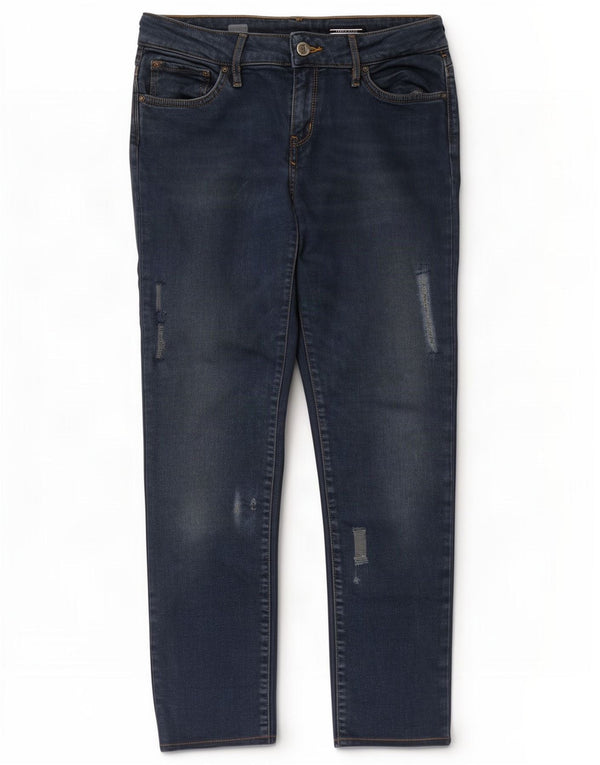 Tommy Hilfiger Donna Venice RW Distressed Jeans Skinny W31 L27 Blu Navy