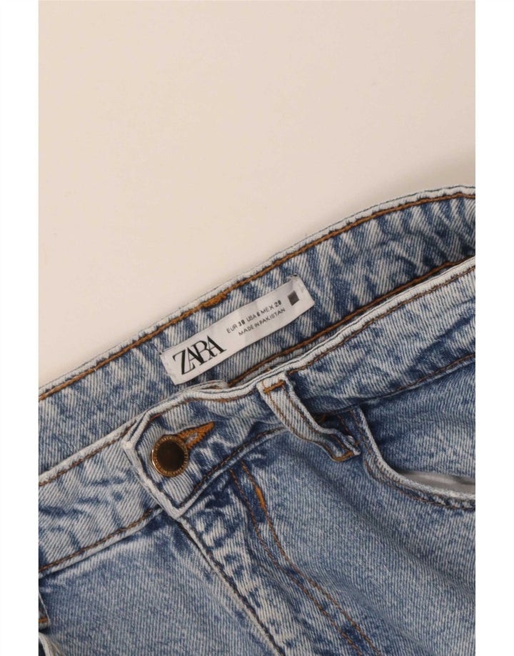 Jeans affusolati da donna Zara EU 38 piccoli W28 L27 blu