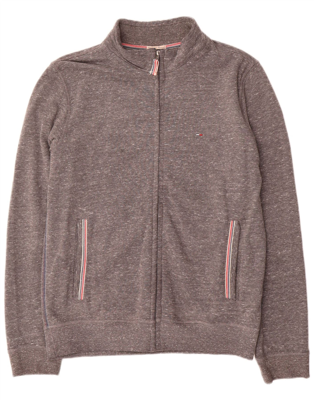 Giacca da tuta da donna Tommy Hilfiger UK 16 Large Grey Flecked
