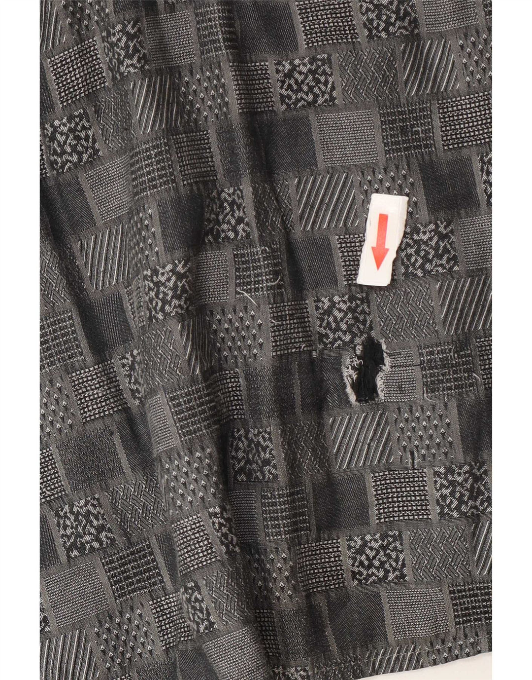 Camicia da uomo Canda taglia 39/40 15 1/2 grigio medio geometrico