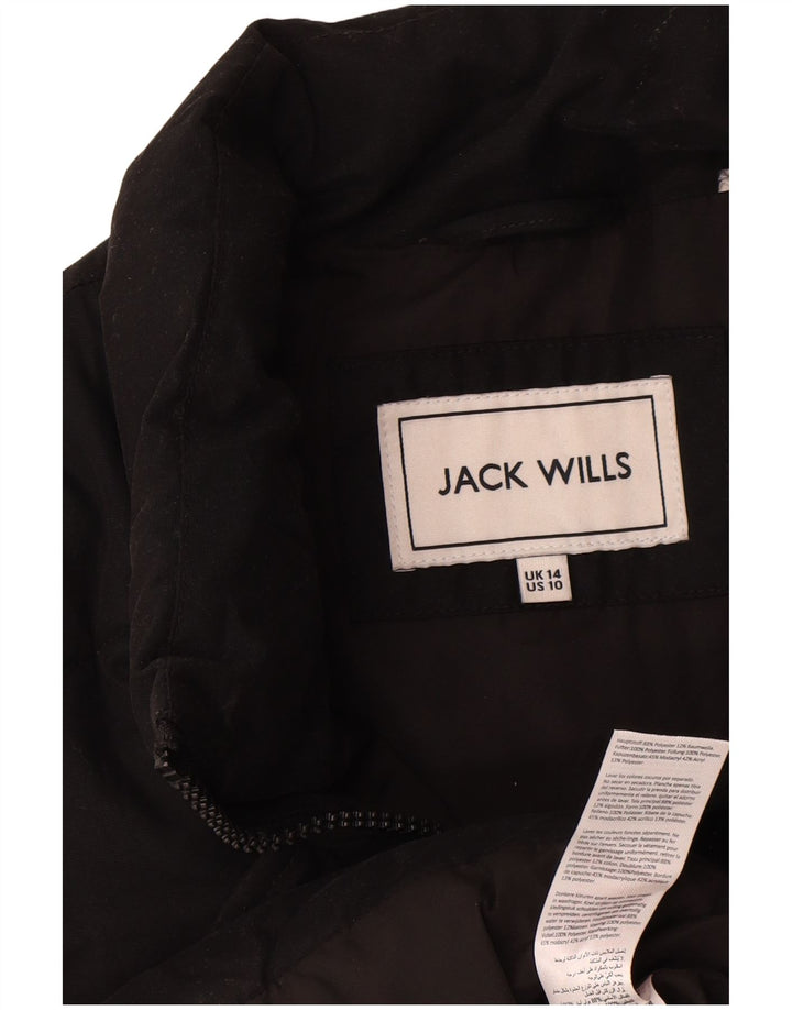 Gilet da donna Jack Wills UK 14 grande cotone nero