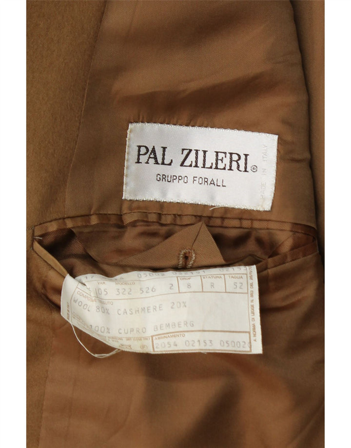 Giacca blazer da uomo a 2 bottoni Pal Zileri IT 52 XL Lana beige