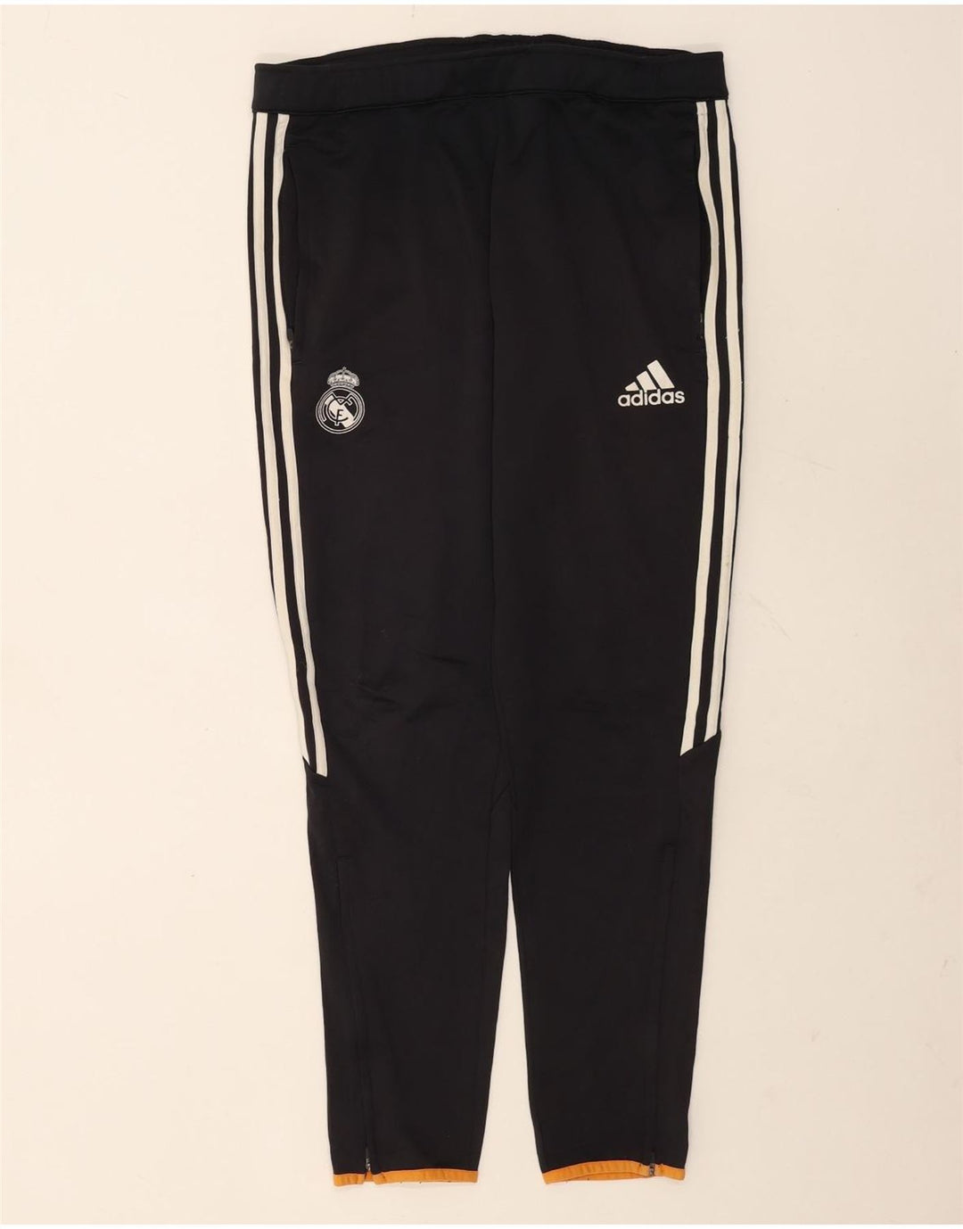Pantaloni da tuta Adidas da uomo del Real Madrid, medio, in poliestere blu navy