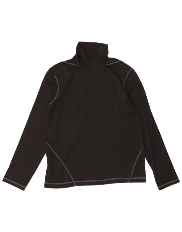 PUMA Mens Top Long Sleeve Large Black Cotton