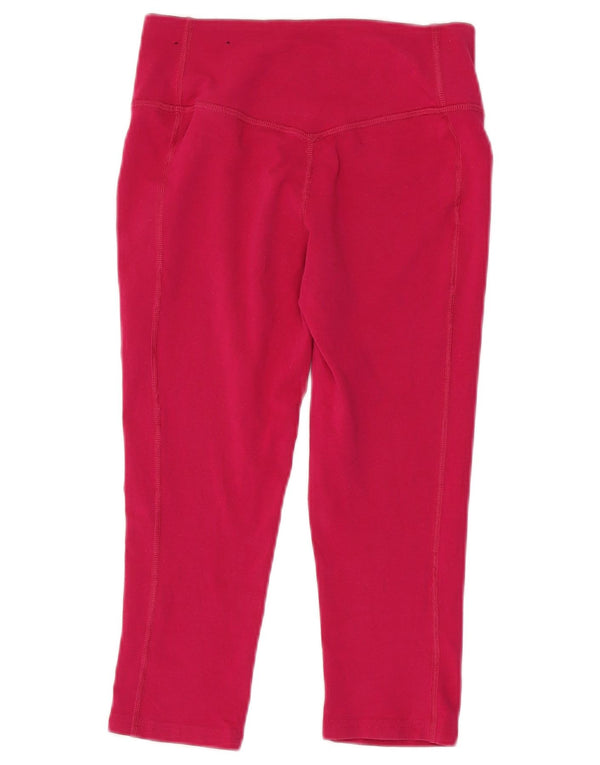 Leggings Nike Dri Fit Capri da donna UK 6 XS cotone rosa