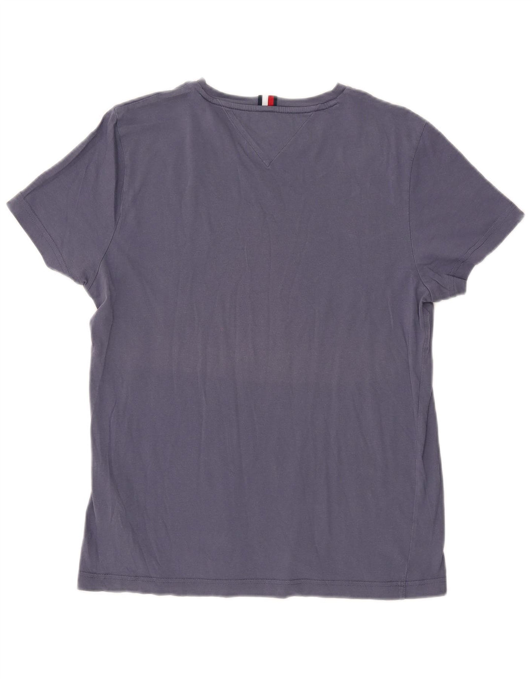 T-shirt grafica da uomo Tommy Hilfiger Top in cotone blu navy medio