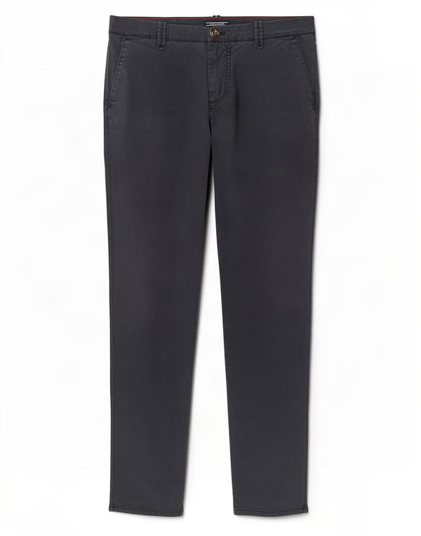 Pantaloni chino slim da donna Tommy Hilfiger US 6 medi W30 L29 Blu navy