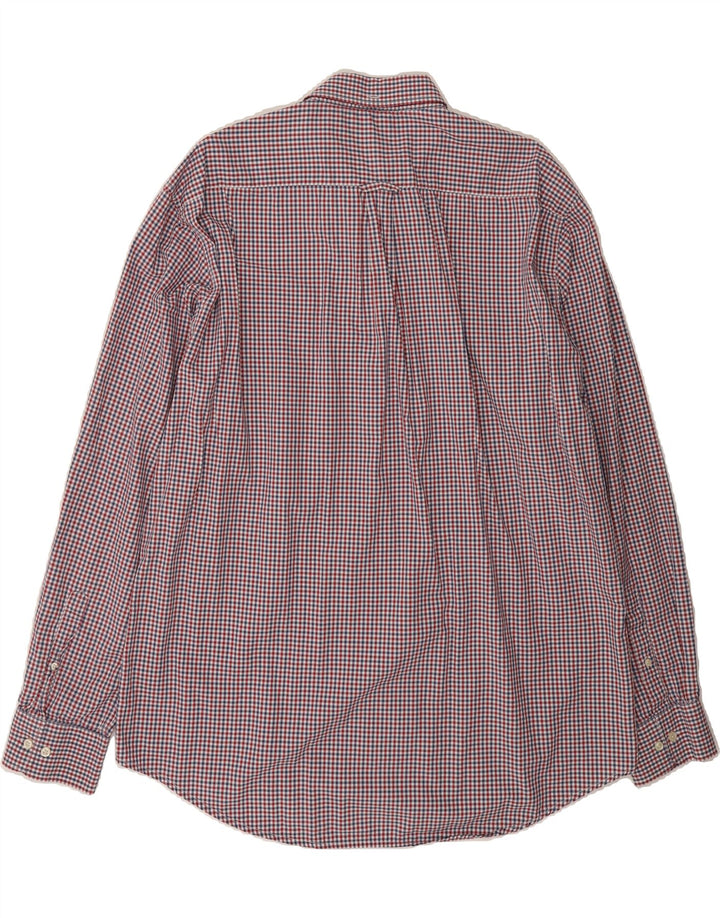 GANT Mens Regular Fit Shirt XL Red Gingham Cotton Vintage Gant and Second-Hand Gant from Messina Hembry 